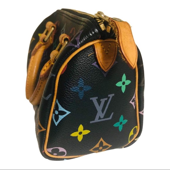 ❌SOLD❌Mini hand bag in black multi color - Picture 3 of 6